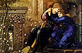 Burne-jones Paintings - Love Among the Ruins by Edward Burne-Jones